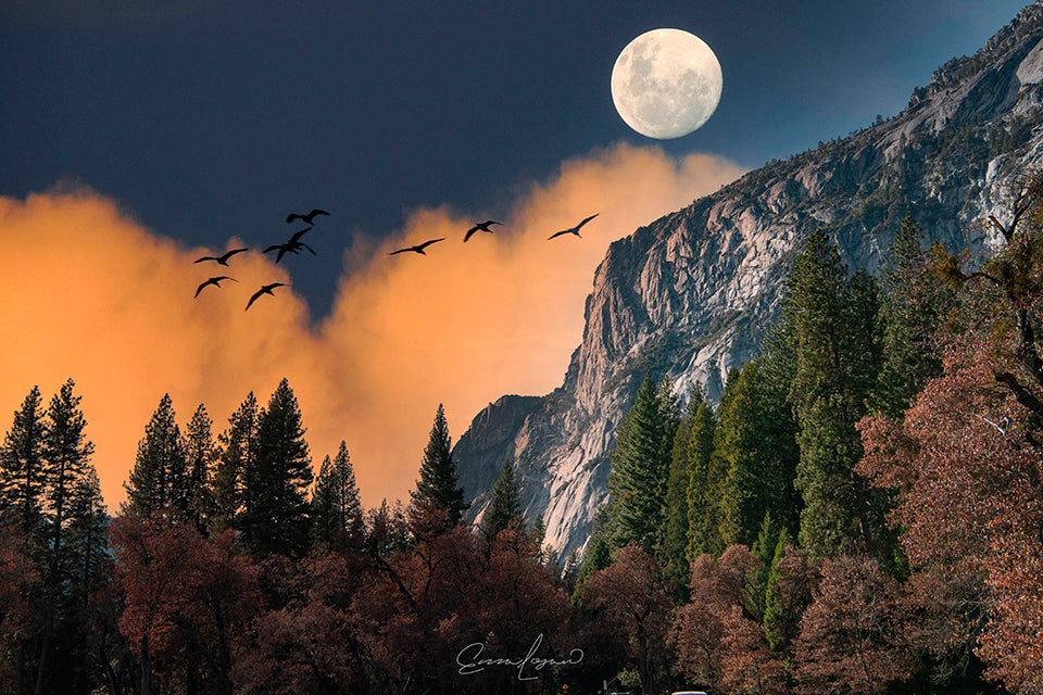 Moon over El Capitán